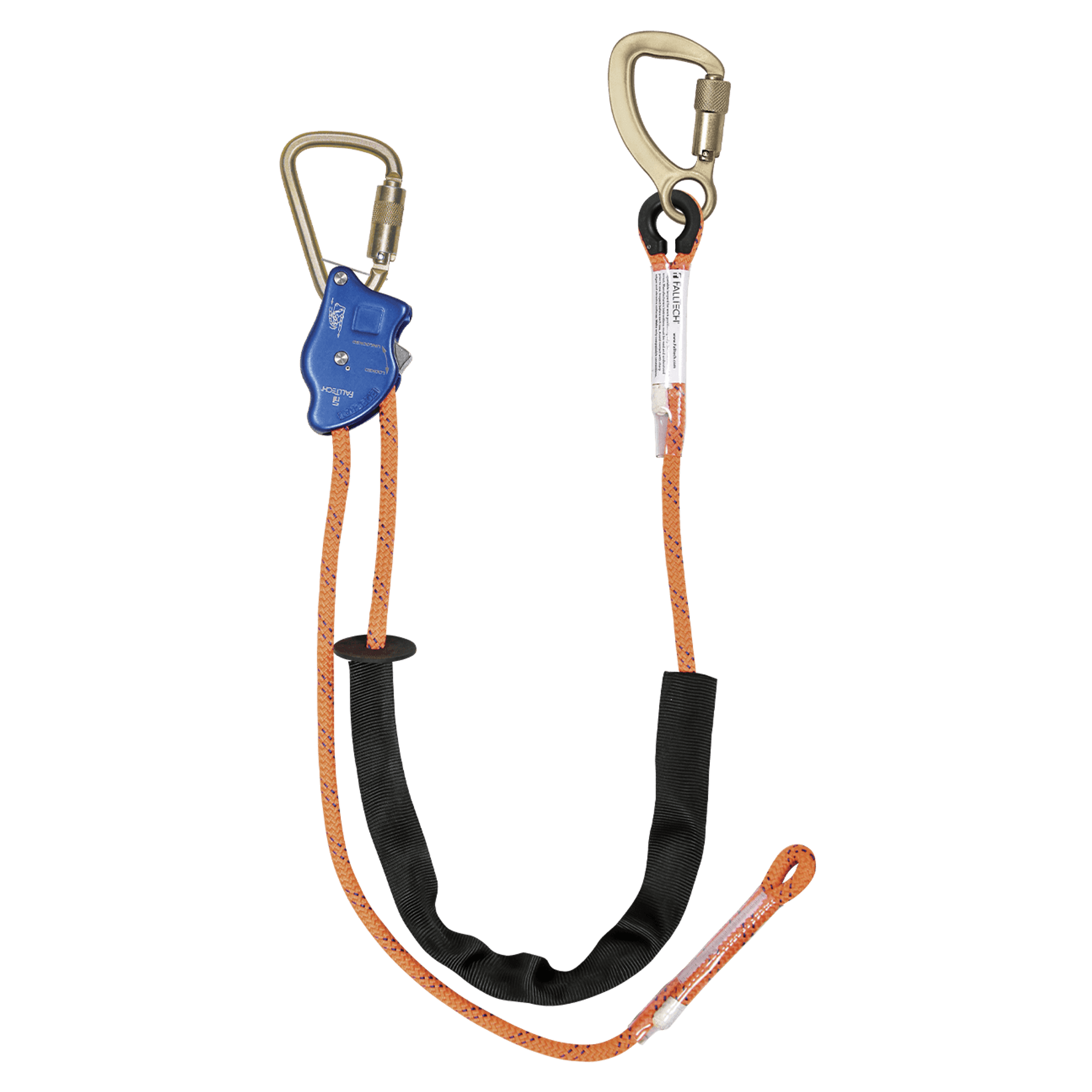 Tower Climber® Rope Positioning Lanyard with Aluminum Adjuster with Steel Carabiners