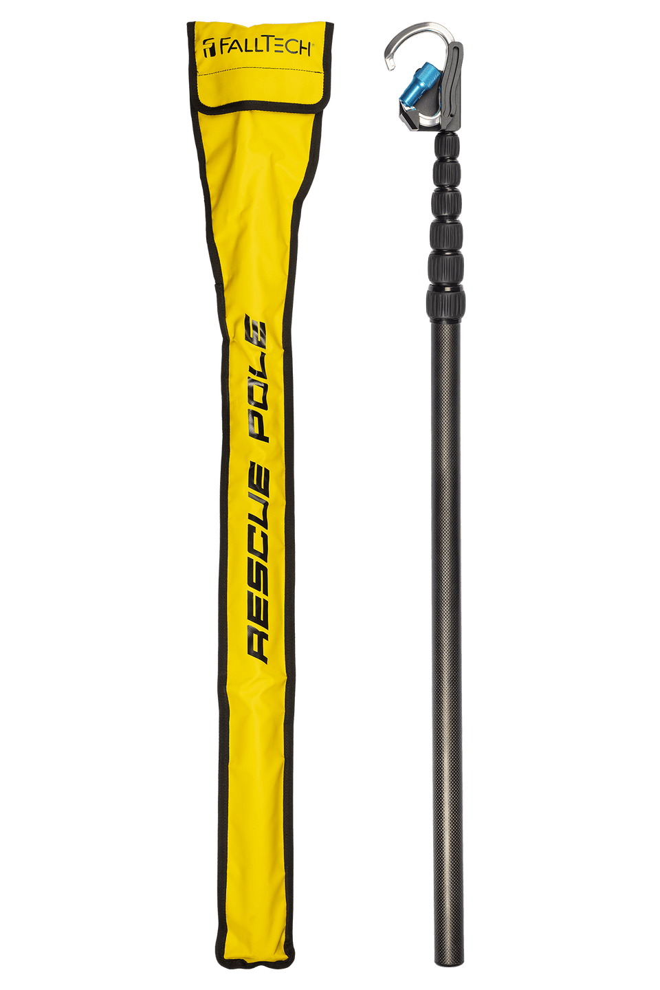 Adjustable-reach Carbon Fiber Rescue Pole