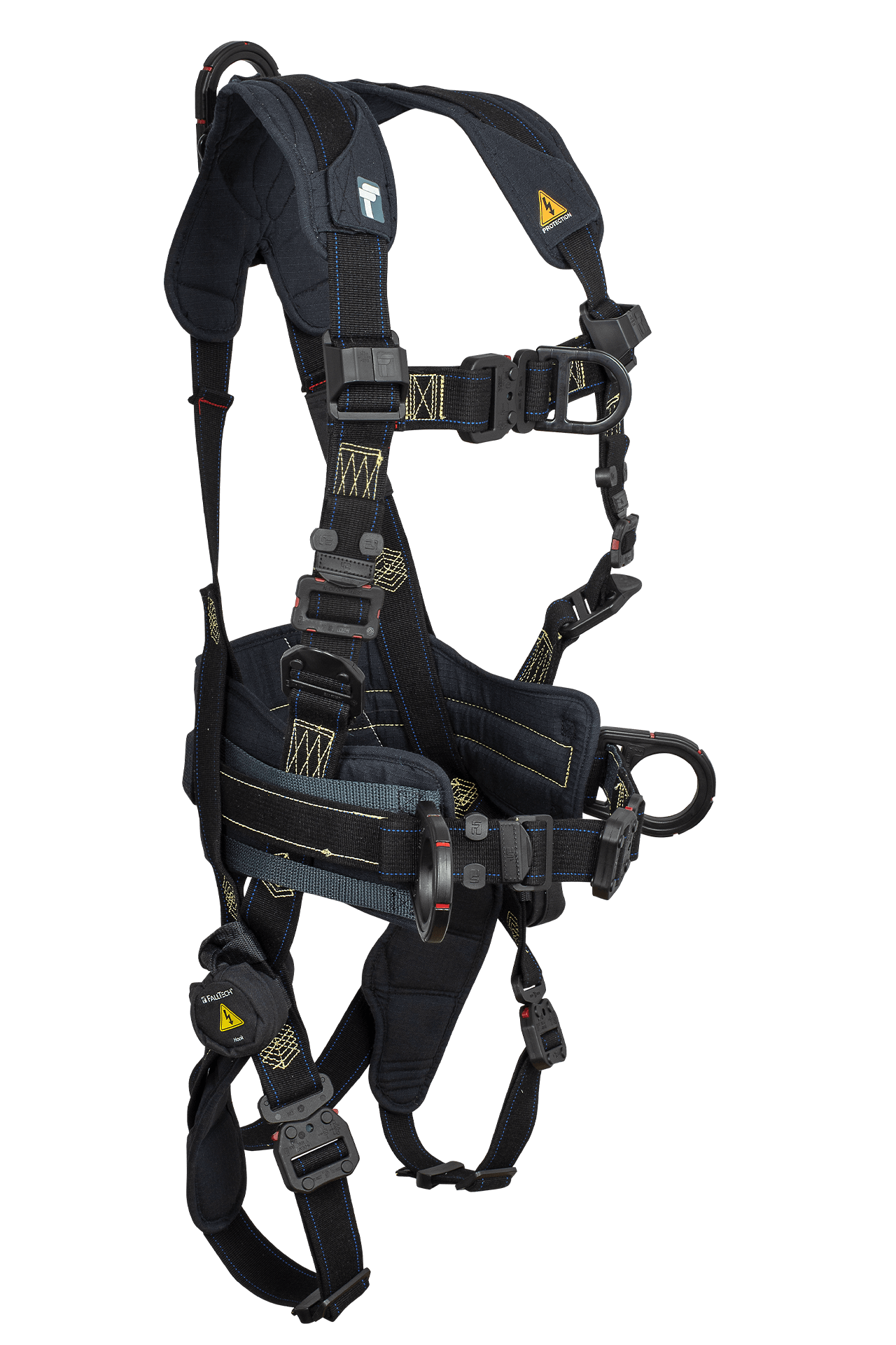 Arc Flash Nomex® 4D Climbing Non-belted Full Body Harness, Quick Connect Adjustments