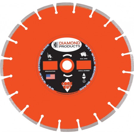 Heavy Duty Orange Segmented Dry Walk Behind Blades