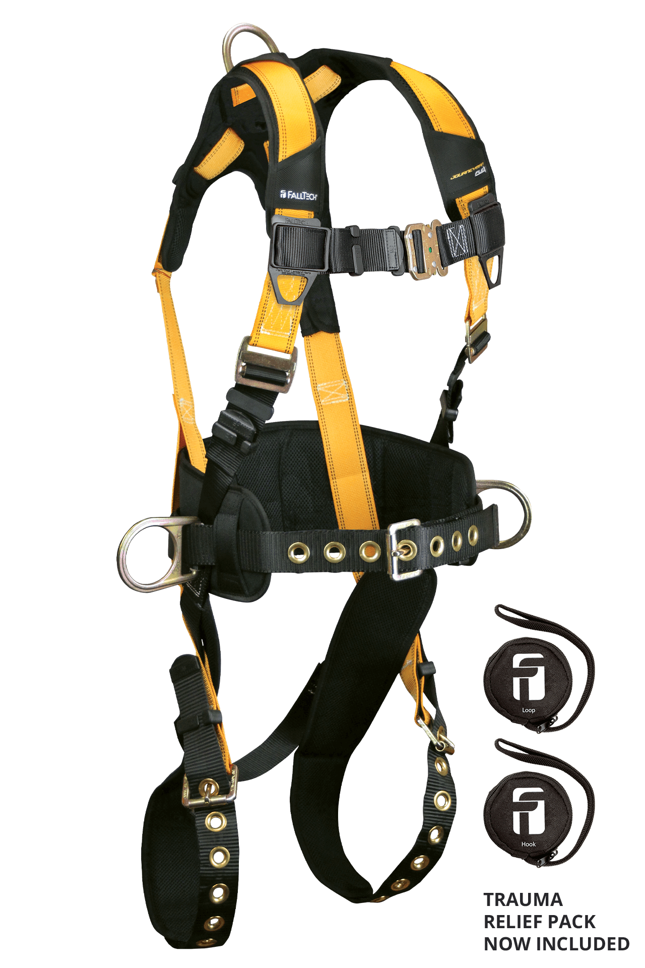 Journeyman Flex® Steel 3D Construction Belted Full Body Harness