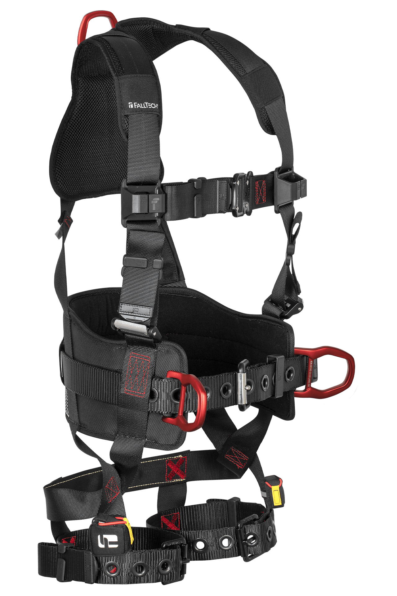 FT-Iron™ 3D Construction Belted Full Body Harness, Tongue Buckle Leg Adjustment