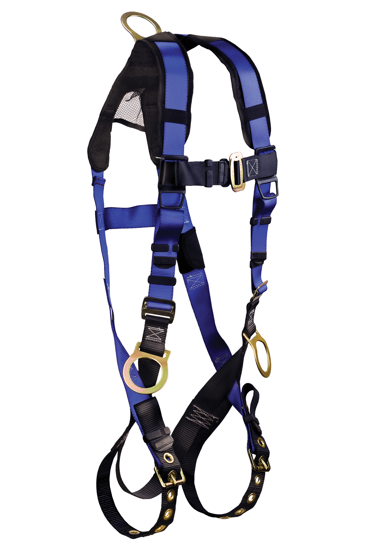 Contractor+ 3D Standard Non-belted Full Body Harness, Tongue Buckle Leg Adjustment