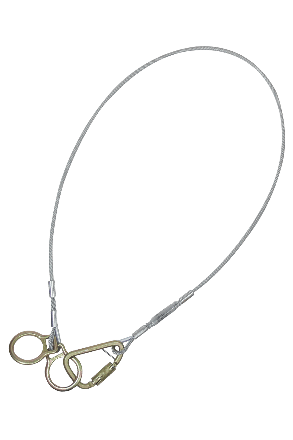 Cable Carabiner Sling Anchor with Galvanized Steel Cable
