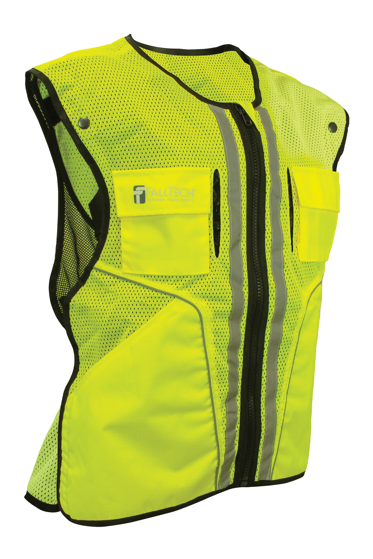Construction Grade High-visibility Lime Safety Vest