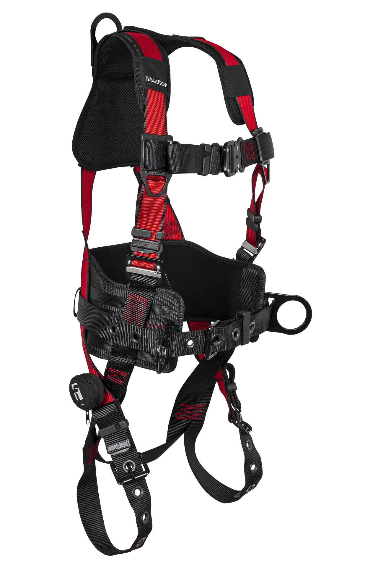 Tradesman® Pro 3D Construction Belted Full Body Harness, Tongue Buckle Leg Adjustments