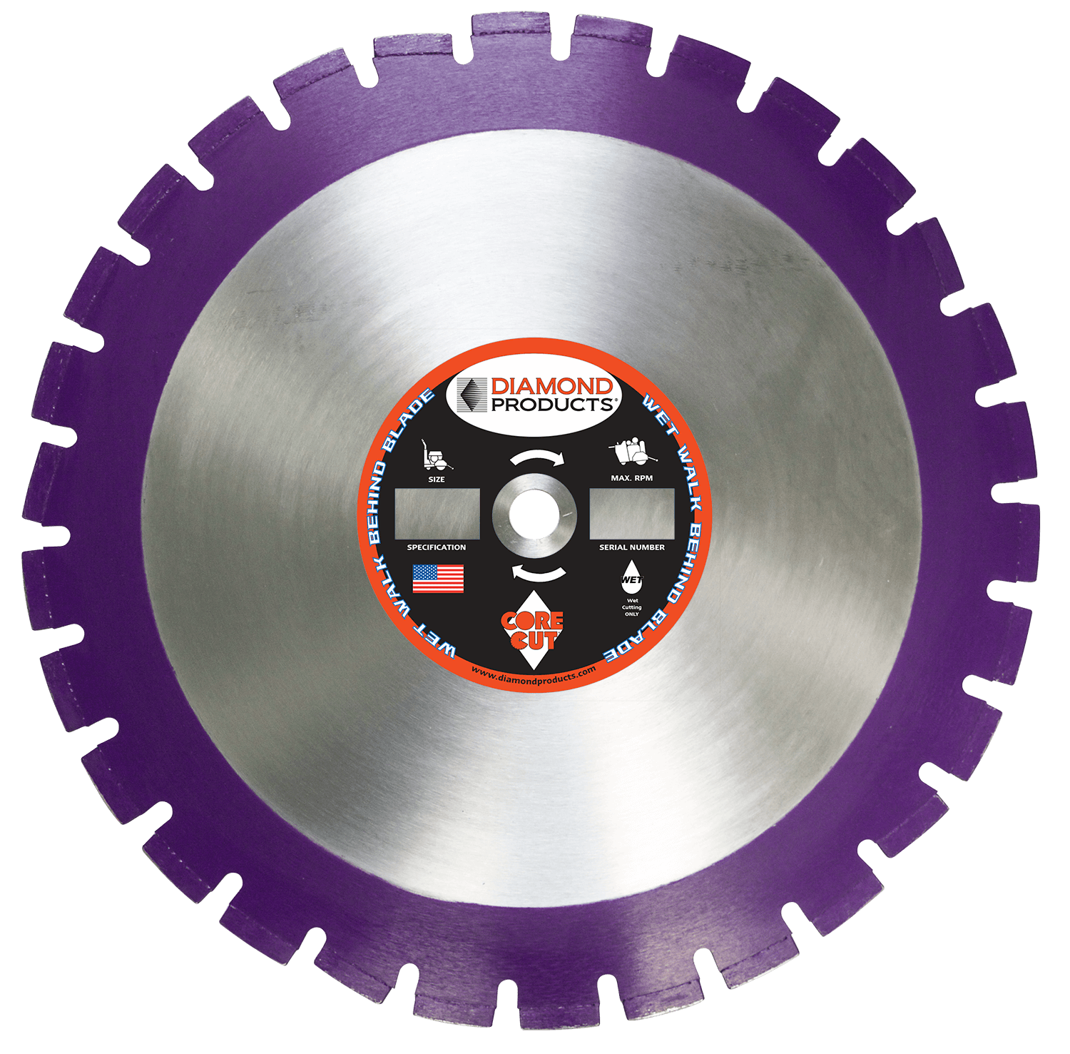 Imperial Purple Asphalt/Green Concrete Blades